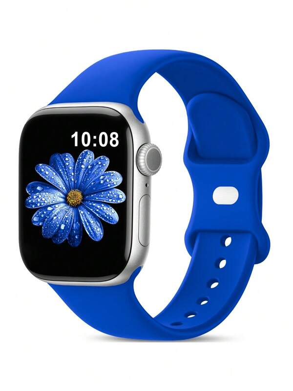 Compatible With Apple Watch Band For Teens Series 10/9/8/6/5/4/3/SE/Ultra 1&2 (38mm/40mm/41mm/42mm/44mm/45mm/46mm/49mm) - Anti-Sweat Silicone Strap With Hypoallergenic Design, Breathable & Non-Slip For School Sports & Daily Wear