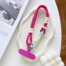 1 pieza Conector de correa de muñeca para funda de teléfono, universal antideslizante y antiperda, accesorio portátil, regalo encantador para madre, familia, amigos, cumpleaños, vacaciones, cadena de teléfono