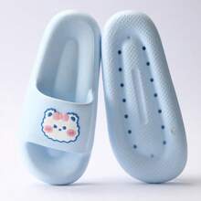Miniso Ciabatte da donna serie morbida e carina - blu, design carino a cartone animato, materiale morbido e confortevole, ideale per relax domestico o uso in bagno, essenziale per la casa (1 pezzo)