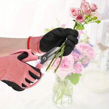 6pcs Flower Arranging Tool Set, Includes Rose Thorn Remover, Gardening Pruning Scissors, 1 Pair Gloves, And 3 Rolls Floral Tape, Ideal For Valentine's Day Gifts, Florists, And Weddings - Multicolor - View 6