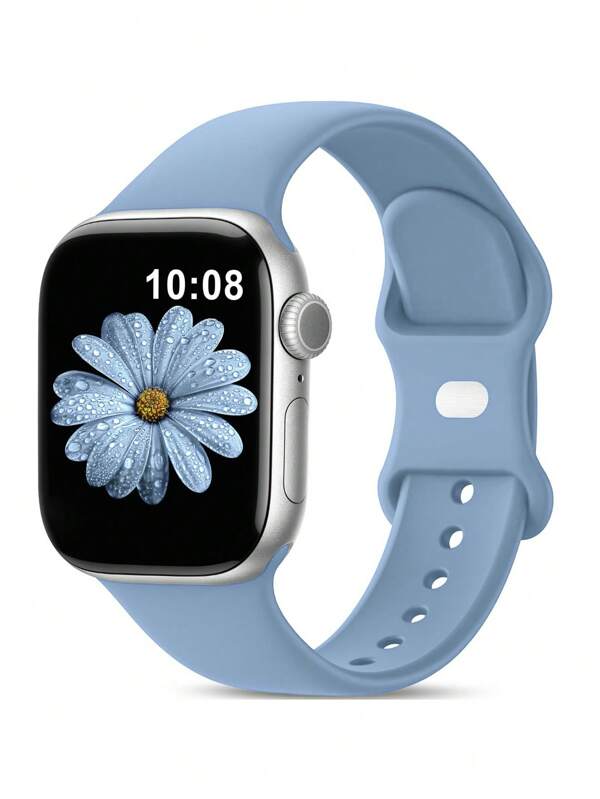 Compatible With Apple Watch Band For Teens Series 10/9/8/6/5/4/3/SE/Ultra 1&2 (38mm/40mm/41mm/42mm/44mm/45mm/46mm/49mm) - Anti-Sweat Silicone Strap With Hypoallergenic Design, Breathable & Non-Slip For School Sports & Daily Wear