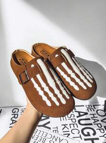 New Summer/Autumn Hand Bone Strap Thick Sole Outdoor Retro Fashion Comfortable Sandals