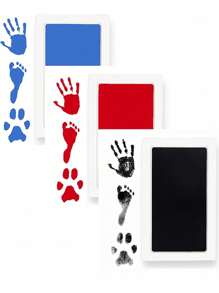 Pet Pawprint Kit For Dog & Cat, Dog Paw Print Pad Kit, Clean Touch Ink Pad For Pets,Inkless Hand And Footprint Kit - Ink Pad For Pet Hand And Footprints - Dog Paw Print Kit,Dog Nose Print Kit