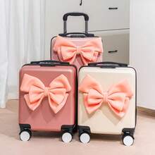 14-Inch Multi-Functional Carry-On Luggage With Cup Holder, Spinner Wheels, Travel Suitcase With Lock, Portable Cabin Trolley Case, Suitable For Spring & Autumn Flights Vacation Travel Accessories Summer Travel Essentials Bag For School School Accessories School Stuff