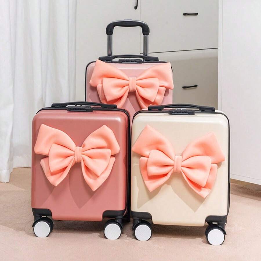 14-Inch Multi-Functional Carry-On Luggage With Cup Holder, Spinner Wheels, Travel Suitcase With Lock, Portable Cabin Trolley Case, Suitable For Spring & Autumn Flights Vacation Travel Accessories Summer Travel Essentials Bag For School School Accessories School Stuff