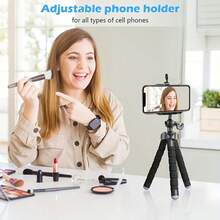 An Octopus Mobile Phone Holder, Camera Stand, Photography Stand-Strong, Can Be Folded At Will, Multiple Folding Without Damage, Compatible With Apple Mobile Phones And Other Mobile Phone Models, Cameras And Other Compatible With IPhone, Android Phone, Gift For Birthday, Family, Friends Phone Stand, Phone Accessories