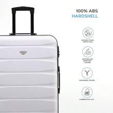 Safir Upgraded Colours 4 Wheels Cabin Cases - Yellow/black - View 3