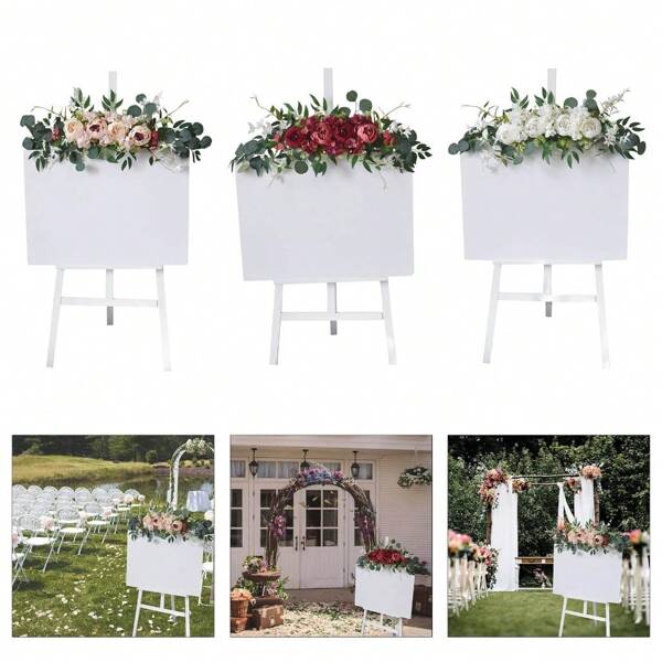 Artificial Flower Swag For Wedding Arch Backdrops Sweetheart Table Decoration