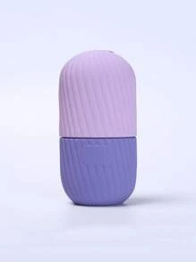 1 pieza Molde de cubitos de hielo de silicona para la cara, molde de rodillo de masaje de enfriamiento, molde de rodillo de belleza, masaje de la piel, reduce la rojez y la hinchazón, reduce los poros, terapia de frío, cuidado de la piel, silicona suave y duradera, deformable, herramienta de maquillaje de belleza, belleza, productos de cuidado de la piel, spa, autocuidado, herramientas de cuidado de la piel, cuidado facial, suministros de esteticista, masaje, herramienta de masaje facial, rodillo facial, rodillo de hielo, rodillo de hielo facial