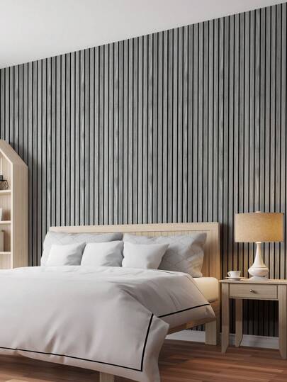 Roll Self Adhesive Wallpaper, Wood Grain Imitation Wand Panels, Thickened Waterproof IPXE Stickers, Indoor Living Room, Ceiling, Bedroom Office ation view 9