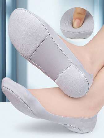 1 双柔软隐形低帮防滑舒适鞋垫，女鞋配件