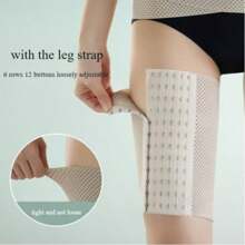 1 paire de bandes de compression amincissantes pour la cuisse - sculptant et lissant les contours des jambes, raffermissant et tonifiant les cuisses, avec une technologie de compression pour un effet affinant et sculptant instantané du corps - Accessoires de gym pour les besoins de mise en forme des jambes et de modelage du corps des femmes