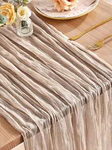 Bộ 5 khăn trải bàn xếp ly màu be, khăn trải bàn gấp, trang trí sinh nhật, đám cưới, trang trí nhà cửa dịp lễ, trang trí bàn ăn phòng tiệc, khăn trải bàn màu nâu, khăn trải bàn màu trơn, trang trí sinh nhật, trang trí đám cưới, trang trí năm mới 2026, quà tặng tiệc, trang trí tiệc, khăn trải bàn gia đình - Lạc đà - Xem 7