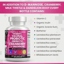 PH Defend Probiotics For Women Balance With Prebiotics Cranberry Dmannose - Healthy Odor And Tract Support Made In USA Pills Supplement - 2 chai - Xem 3