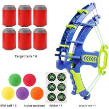2025 New Archery Toy Set For Kids, EVA Foam Ball Bucket, Indoor Outdoor Shooting Target Game, Birthday/Holiday Gift