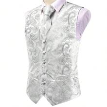 Men's Single-Breasted Sleeveless Summer Suit Vest