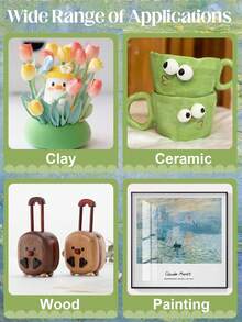 Stone Plastic Clay Brightener, Handmade DIY Oil Soft Clay Sealing Layer Glaze, Enhancement And Anti-Layer