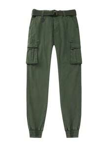 Herren Cargohose - Gürtel inklusive - Neue Cargohose 2025 - hochwertige Hose - gerade Beinform - Hose mit Mehrfachtaschen - Jogger Cargohose - Sport & Outdoor Hose - Berg Outdoor Sport & Lässig - Stadt funktionaler Sport & Outdoor Hose - Sport Lässig Pionier - Straßen Lässig Urlaub - Tarndruck Allover Lässig Outdoor Sport Cargohose mit vielen Taschen, Militärstil, hochwertige Jogger