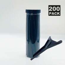 200/100/50/30 Stück Regenbogen Großformat Fertig-Cones Set - 110mm natürliche ungebleichte Drehpapiere mit Filtern, Verpackungsröhren & Trichter, ultraduenn & langsam brennende Trompetenrohr Drehpapiere | Buntes Rauchen Zubehör Set, Urlaubsgeschenke