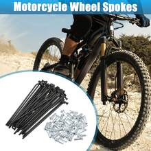 Bicycle Spokes Steel Bike Spoke With Nipples For Most Bicycle - 黑色 78mm 14G 40件鋼 - 查看 2