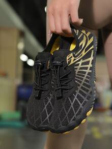 Summer Aqua Sports Shoes, Men's And Women's Quick Drying Breathable Couples Barefoot Water Shoes For Swimming, Surfing, Fitness - Yellow - View 6