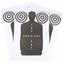 1 Pack Of 10 Shooting Target Papers For Shooting Practice