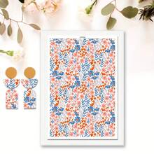 1 hoja de papel de transferencia para arcilla polimérica, papel de transferencia con diseño de flor retro para hacer aretes de arcilla polimérica, papel de transferencia con diseño de flor margarita vintage para hacer joyas de arcilla, para manualidades de joyería con técnica de pintura al óleo