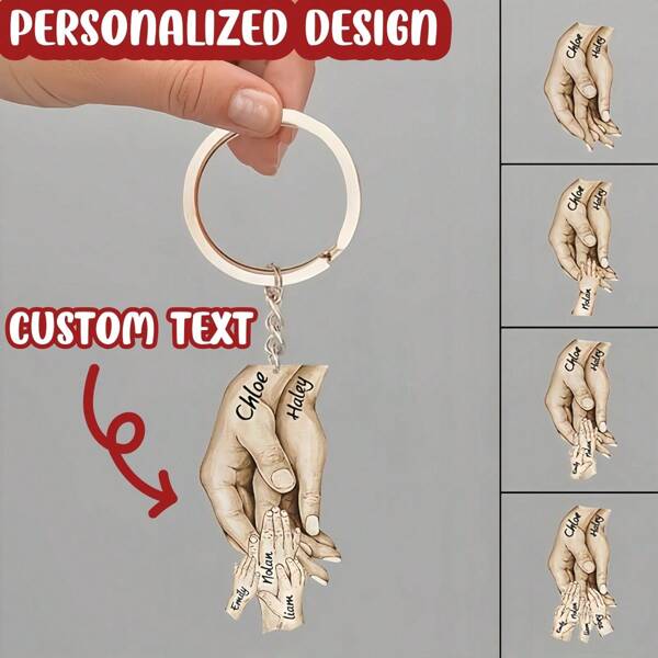 1PC Personalizado Moda Bonito Mão-Em-Mão Ação Personalizada Multi-Mão Texto Personalizado Parentes, Amigos, Professores E Colegas De Classe Amante Diversão Textura Personalizada Acrílico Chaveiro Bolsa Pingente Chave Do Carro Pingente Pequeno Presente, Dawg, Gravado, Durável, Lantejoulas, Inoxidável, Vintage, Casual, Unissex, Hipster, Dinheiro Antigo, Elegante, Personalizado, Personalizado, Único, Personalizado, Presentes Ideais Para Ele, Presentes Ideais Para Ela, Namorado, Namorada, Família, Amigos, Avós, Crianças, Ela, Para Aniversários, Para Aniversários, Para Casamentos, Para Formatura, Para Inauguração De Casa, Presentes Personalizados Para Mulheres/Homens, Chaveiro Personalizado/Personalizado