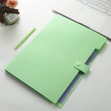 Cute Candy 5 Pocket Folder With 8-16Labels, Letter Size Expanding Organizer, Portable Accordion File,Aesthetic Paper Folder For School Office,Folders For Documents - 10 Colors Optional,Back To School,School Supplies