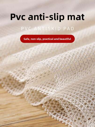 1 peça de tapete antiderrapante, tapete de PVC antiderrapante para cama, vários tamanhos disponíveis, tapete com aderência personalizável e aparável. Versátil para estabilidade de móveis e uso doméstico diário.