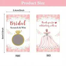 12pcs Scratch-Off Game Cards, Wedding Party Raffle Game Cards, Creative Gift Cards, Bridal Lottery Cards, Party Decorative Cards