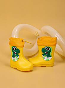 1 paio di stivali da pioggia per bambini adatti per tutte le stagioni, antiscivolo e resistenti all'usura, scarpe da pioggia per bambini e bambine, con design a forma di dinosauro o coccodrillo, impermeabili e anti-odore, scarpe da acqua sportive, adatte per giochi all'aperto e abbigliamento nei giorni di pioggia, e per viaggi all'esterno durante la stagione delle piogge
