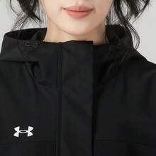 Under Armour女裝外套2026春季新款運動休閒防風連帽外套風衣23600402-001 - 黑色 - 查看 9