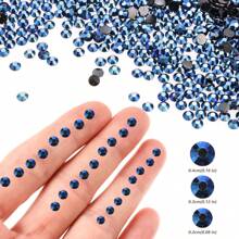 500pcs/1000pcs Resin DIY Jelly Rhinestones Flat Bottom Rhinestones Mini Rhinestones Jewelry Findings, Suitable For Phone Cases, Shoes, Clothes, 2mm/3mm/4mm/5mm/6mm