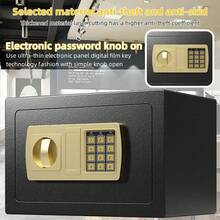 SECURE DIGITAL STEEL SAFE ELECTRONIC HIGH SECURITY HOME OFFICE MONEY SAFETY BOX - Black 8.5L - View 4