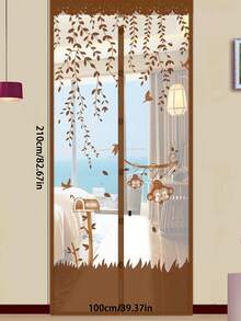 1 Pc Magnetic Mesh Curtain, Anti-Mosquito Bedroom Divider, Wind Proof Fly Proof Screen Door, Self-Adhesive Magnetic Soft Screen For Summer, Essential Home Protection Product - Multicolor - View 20