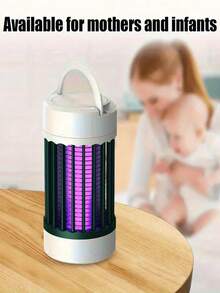 Portable Mosquito Repellent Lamp Indoor And Outdoor Dual-Use Electric Insect Repellent LED Purple Light Mosquito Lure Camping Essential Protection Net 6-Hour Battery Life - Multicolor - View 3