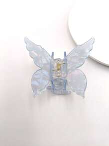 1pc Pack Acetate Fiber 6cm Butterfly Hair Claw Clip Ombre Decorative Sweet Ponytail Clip, Suitable For Women & Girls Daily Wear Hair Clips Hair Jaw Clip Hair Clamps Hair Clutch Hair Catcher Clip