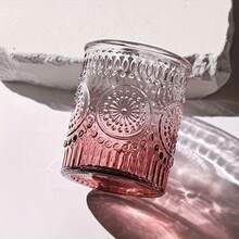 6pcs Votive Candle Holders Glass Tea Lights Candle Holder Bulk For Birthday Parties Weddings Table Decorations Candlelight Dinners - Multicolor - View 11