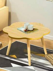 1PCTea Table, Petal Shaped Sofa, Nordic Minimalist High Aesthetic Bedroom Table, Living Room Corner, Bedside Table, Small Round Table
