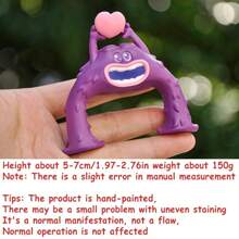 1pc Anime And Cartoon Character Statues Set - Cute PVC Statues, Suitable For Office Desk Decoration, Perfect For Christmas And Birthday Gifts, Festival Decorations | Playful Character Set | Durable Statues