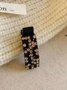 1/4/6Pcs Colorful Rhinestone Bangs Side Clips – Light Luxury Hair Clips For Women & Teens | Fashionable Duckbill & Ponytail Clips With Dazzling Diamonds | Exquisite Headwear For Daily Wear, Parties, Bathroom, Bedroom, Living Room​ Back To School