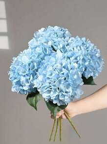 3/6/4/8PCS Artificial Hydrangea, Fake Hydrangea, Faux Plant, Spring Decoration, High-Quality Artificial Flower For DIY Wedding Bouquets, Parties, Home, Living Room, Kitchen, Garden, Hotel, Office, Study Room, Room Decor, Valentine's Day Gift,Teacher's Day,Nurse Gift,Fall Decor