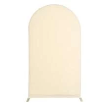 1pc Solid Color Arch Backdrop Cover, Double-Sided Elastic Spandex Fabric Arch Decor For Wedding, Birthday Party, Indoor/Outdoor Event, All Season (Metal Frame Not Included)