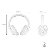 SOUNFII Q20 Bluetooth Over-Ear Headphones With Single Feed And Noise Cancellation - 白色 - 查看 2