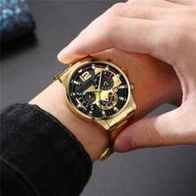 6pcs Luxury Men's Fashion Versatile Watch Accessory Set, Suitable For Attending Holiday Parties, Makes A Valuable Father's Day Gift To Cherish The Moment