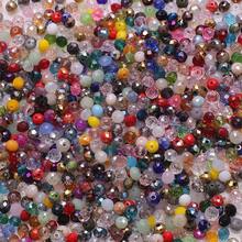 480pcs/Pack 0.4cm Coffee Color Glass Flat Beads For DIY Jewelry, Accessories, Rings, Bracelets, Necklaces, Earrings, Anklets Decor - Coffee Brown - View 1