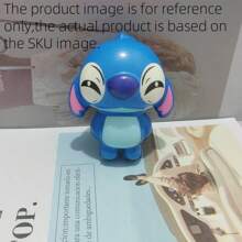 Disney [Officially Licensed]1PC Disney Stitch Anime Squishy Stress Relief Toy | Slow-Rebound Soft Silicone Figure With Cute Cartoon Design | Relaxing & Therapeutic Gift For Friends, Students, Anime Fans | Perfect Back-To-School, Desk Decor, Anxiety Relief Accessory