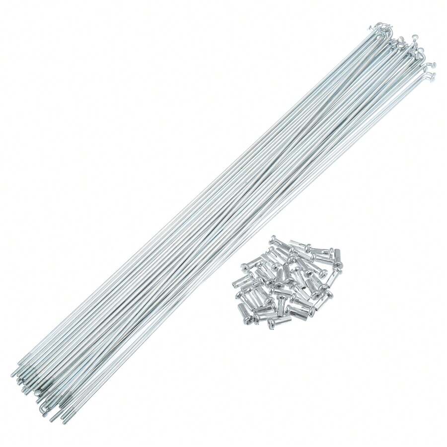 Bicycle Spokes Steel Bike Spoke With Nipples For Most Bicycle - 銀色 300mm 14G 36件鋼 - 查看 1