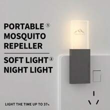RAF Electronic Mosquito Repellent, USB Plug-In Household Indoor Mosquito Repellent, Physical Electronic Mosquito Repellent Sound Wave Mosquito Repellent, Soft Light Night Light Design, Suitable For Use In Rooms, Offices And Student Dormitories.Mosquito Repellent,Mosquito Killer,Mosquito